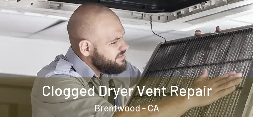 Clogged Dryer Vent Repair Brentwood - CA