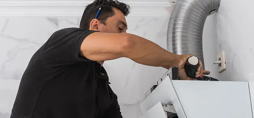 Precision In-wall Dryer Vent Cleaning & Rerouting Corrections in Brentwood, CA